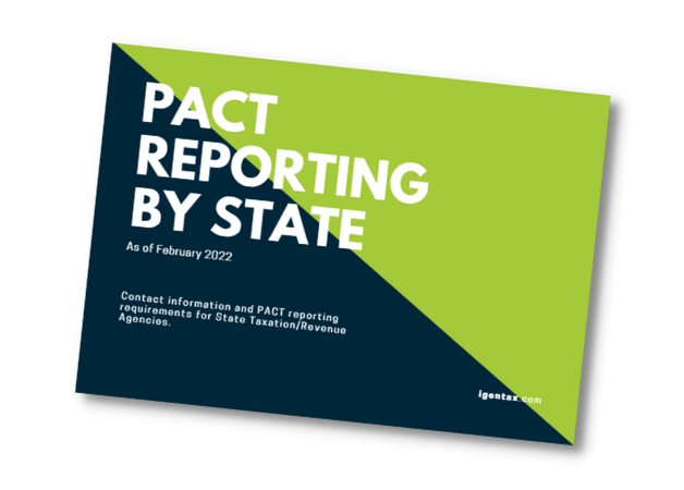 PACT Reporting by State
