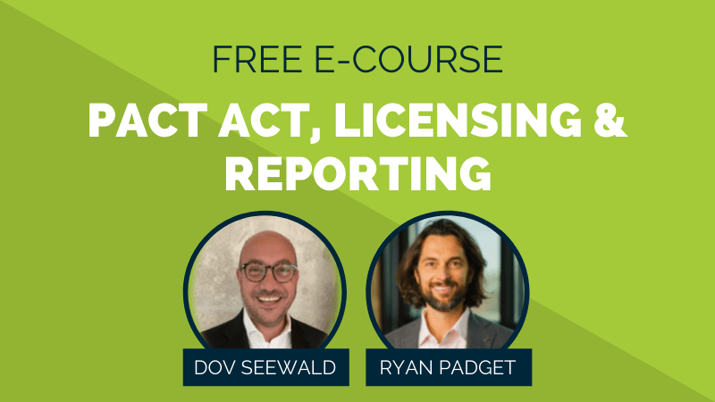Free E-Course PACT, Licensing & Reporting
