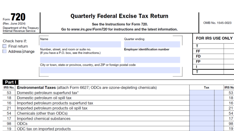 IRS Form 720