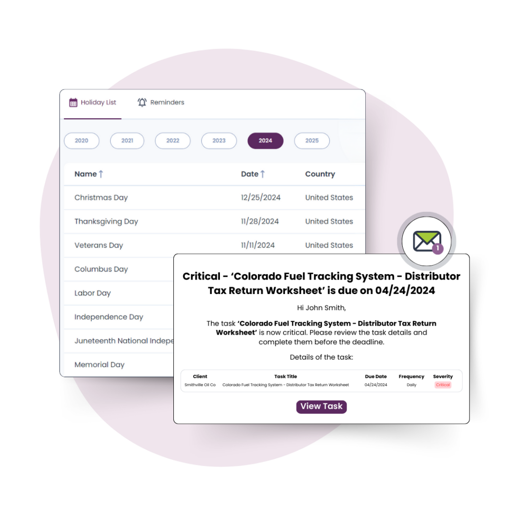 Due Date Tracking Software