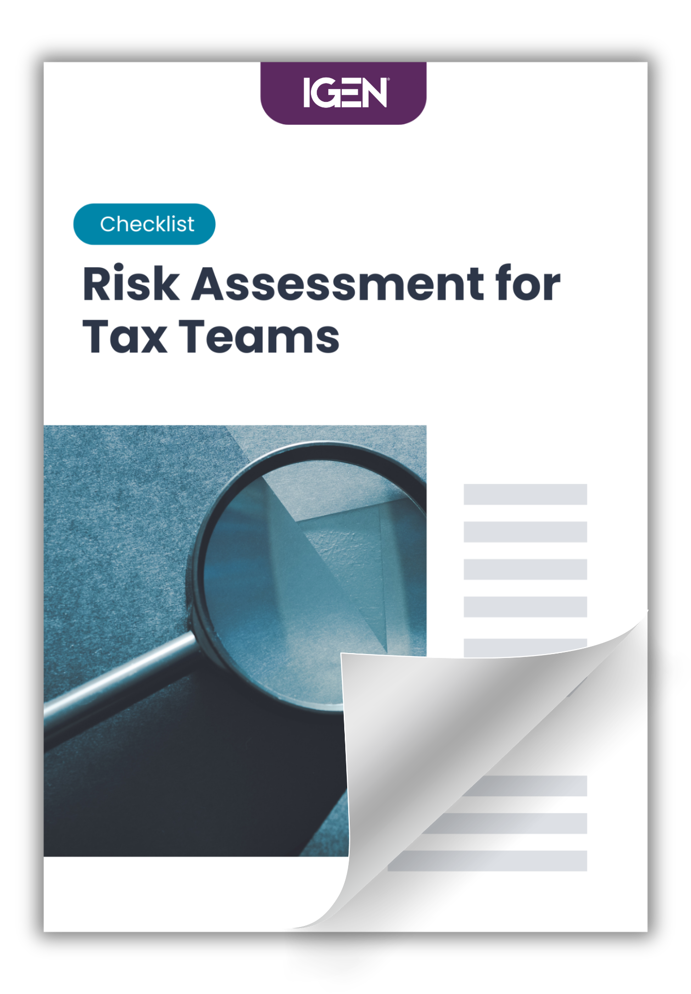 Example Tax Risk Assessment Risk Assessment for Tax Teams : Free Checklist : IGEN